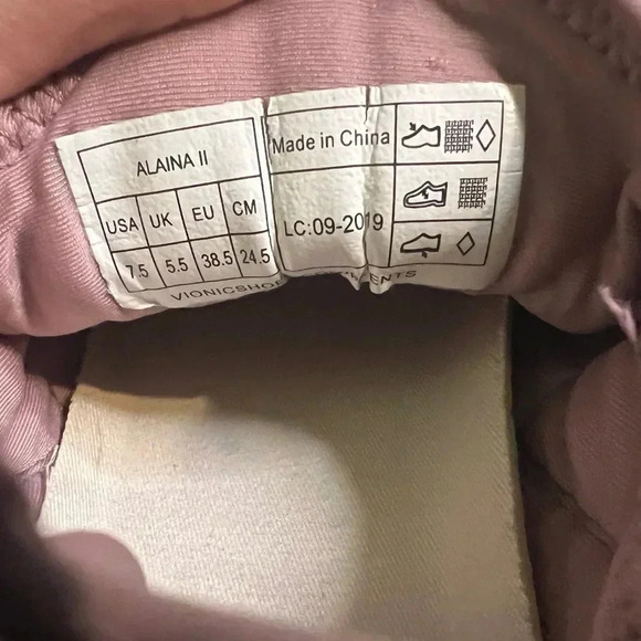 Vionic Alaina II Active Sneaker pink women’s size 7.5 slip on sporty shoe - Picture 2 of 7